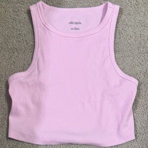 Wild Fable Light Pink Cropped Tank